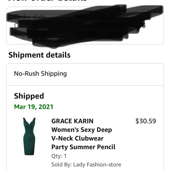 Deep V Neck Casual Cocktail Pencil Dress - Picture 5 of 5